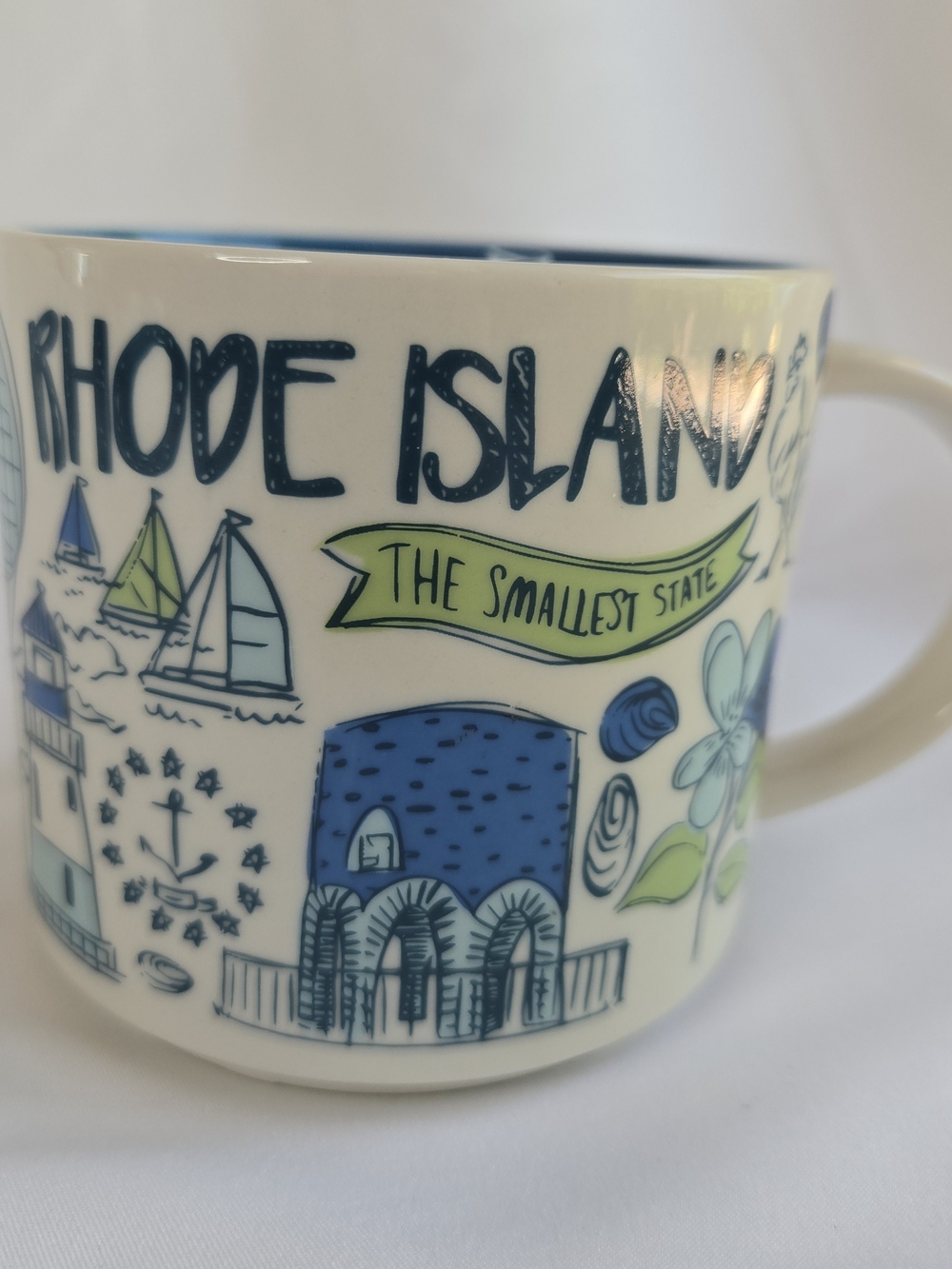 Starbucks Coffee Mug Rhode Island Been There Series Across the Globe Collection
